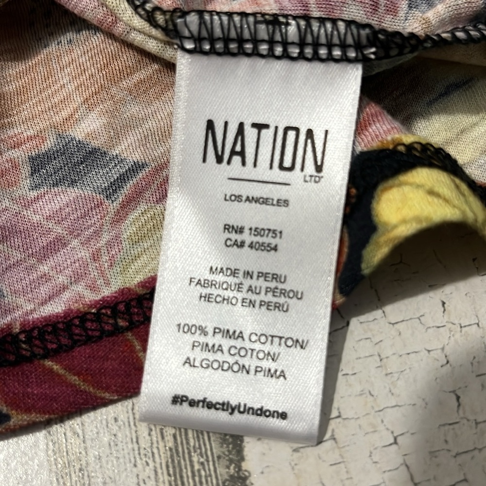 Nation Habiba Kimono Tank Size XS NWT - Picture 11 of 12
